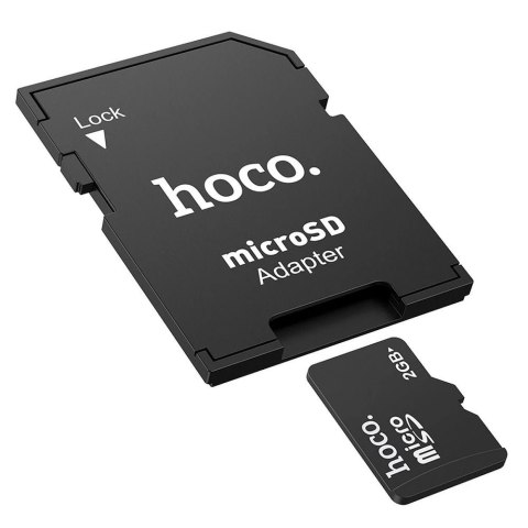 HOCO Adapter Kart Pamięci SD HB22 Uniwersalny MicroSD na SD Czarny