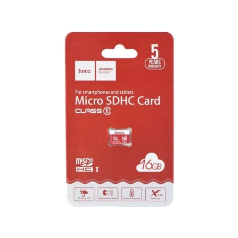 HOCO Karta Pamięci microSD 16GB Class 10 Szybki Odczyt 85MB/s