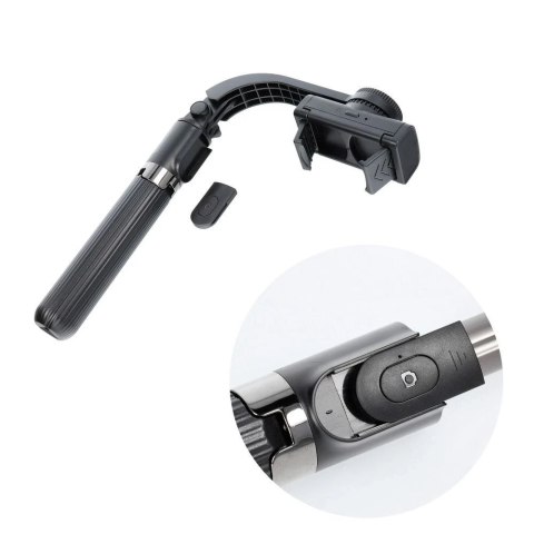 Zestaw / Uchwyt Selfie z Pilotem na Bluetooth Tripod Gimbal Stabilizator Czarny SSTR-L08