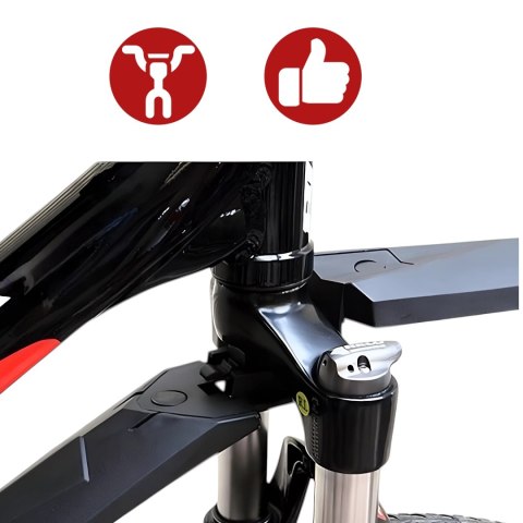 Błotniki rowerowe zestaw przód i tył komplet wachlarze uniwersalne Błotnik rowerowy chlapacze Czarne