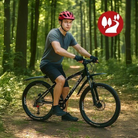 Błotniki rowerowe zestaw przód i tył komplet wachlarze uniwersalne Błotnik rowerowy chlapacze Czarne