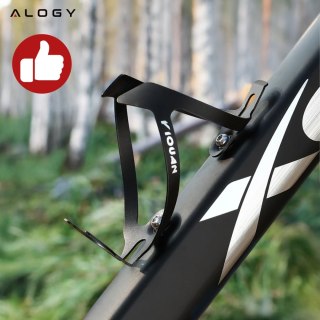 Koszyk na bidon napój butelkę wodę uchwyt rowerowy do roweru bidonu uniwersalny Czarny