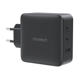 Ładowarka Sieciowa Choetech PD8005 GaN 100W 2x USB-C USB-A Czarna