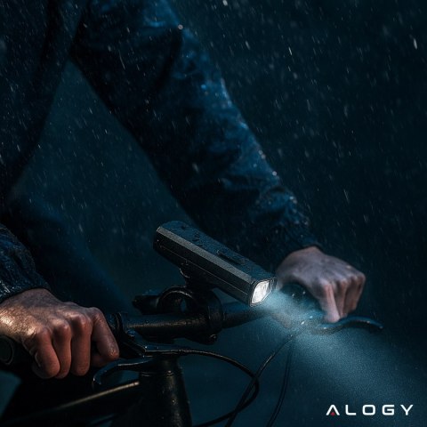 Lampka rowerowa Alogy przód LED przednia światło roweru bardzo mocna 1200lm 4000mah oświetlenie wodoodporna światełko na rower c
