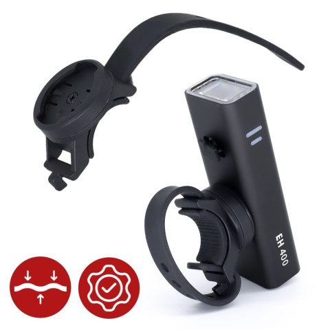 Lampka rowerowa EH 400 przód LED przednia światło roweru regulowane 400 LM 2000mah oświetlenie wodoodporna światełko na rower cz