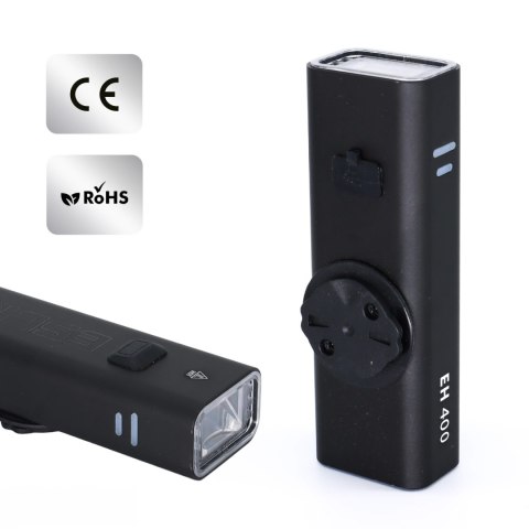 Lampka rowerowa EH 400 przód LED przednia światło roweru regulowane 400 LM 2000mah oświetlenie wodoodporna światełko na rower cz