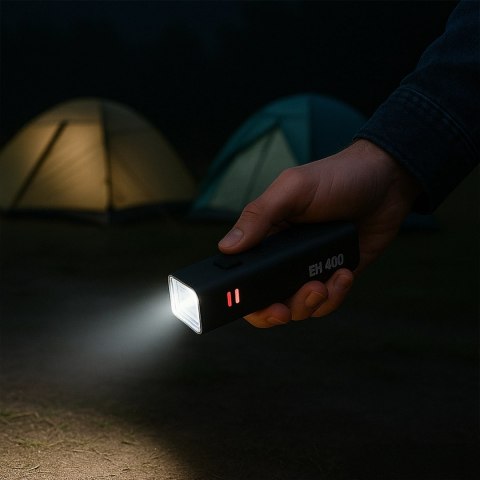 Lampka rowerowa EH 400 przód LED przednia światło roweru regulowane 400 LM 2000mah oświetlenie wodoodporna światełko na rower cz