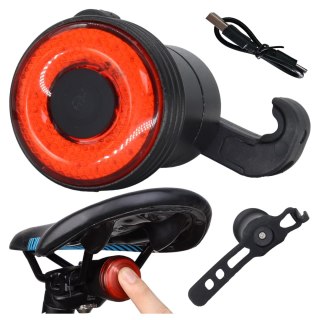 Lampka rowerowa SMART tylna Alogy RedLine R na tył roweru oświetlenie LED światełko światło tylnie czerwona reakcja na hamowanie