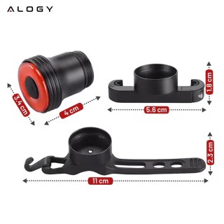 Lampka rowerowa SMART tylna Alogy RedLine R na tył roweru oświetlenie LED światełko światło tylnie czerwona reakcja na hamowanie