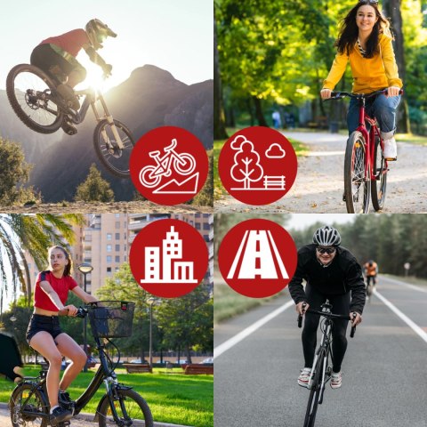 Pedały rowerowe platformowe do roweru szosowego i górskiego platformowe MTB 3 łożyska czarne komplet [2szt.] Czarne