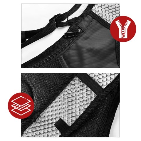 Plecak rowerowy na plecy torba z pojemnikiem bukłakiem 2L na napój dla rowerzysty kolarski do biegania Czarna