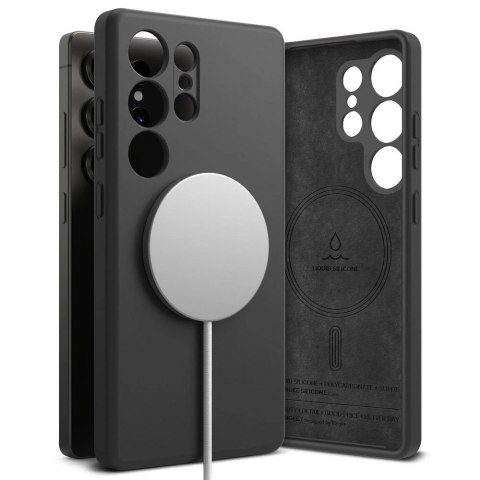 Etui do Samsung Galaxy S25 Ultra Black Ringke Silicone Magnetic MagSafe