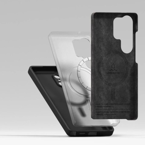 Etui do Samsung Galaxy S25 Ultra Black Ringke Silicone Magnetic MagSafe