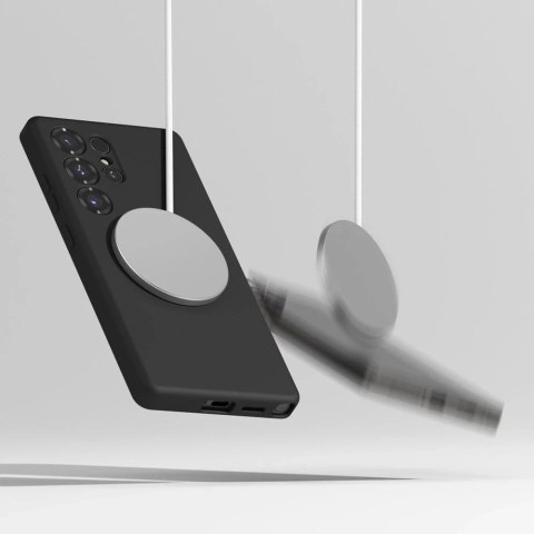 Etui do Samsung Galaxy S25 Ultra Black Ringke Silicone Magnetic MagSafe