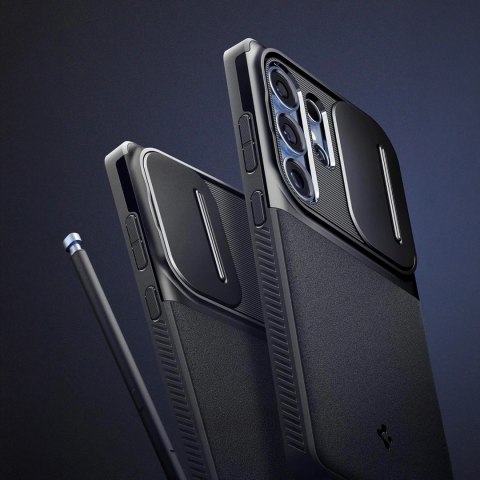Etui do Samsung Galaxy S25 Ultra Black Spigen Optik Armor