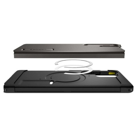 Etui do Samsung Galaxy S25 Ultra Gunmetal Spigen Tough Armor Mag MagSafe