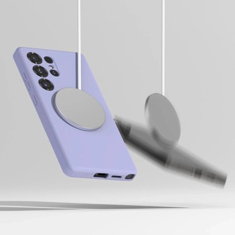 Etui do Samsung Galaxy S25 Ultra Lavender Ringke Silicone Magnetic MagSafe