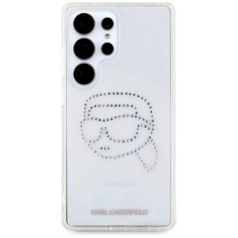 Etui do Samsung Galaxy S25 Ultra Przezroczysty Karl Lagerfeld Rhinestones Karl Head Logo