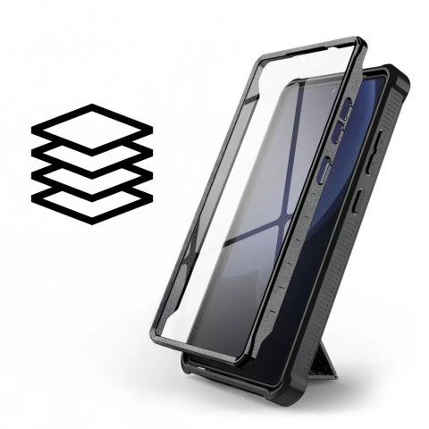 Etui do Samsung Galaxy S25 Ultra obudowa ochronna Tech-Protect Kevlar Cam+ Black