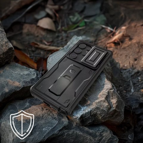 Etui do Samsung Galaxy S25 Ultra obudowa ochronna Tech-Protect Kevlar Cam+ Black