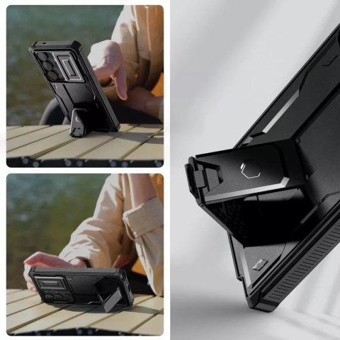 Etui do Samsung Galaxy S25 Ultra obudowa ochronna Tech-Protect Kevlar Cam+ Black