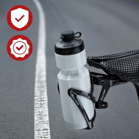 Adapter Rowerowy pod Siodełko - Uchwyt na 2 Koszyki na Bidon, Bike Seat Mount, Montaż do Sztycy, Aluminiowy, Czarny