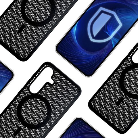 Etui do Samsung Galaxy S25+ 3mk COOLing MagCase MagSafe Black