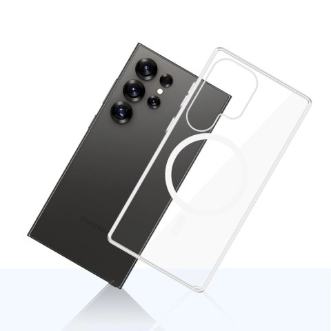 Etui do Samsung Galaxy S25 Ultra 3mk Clear MagCase MagSafe Transparent