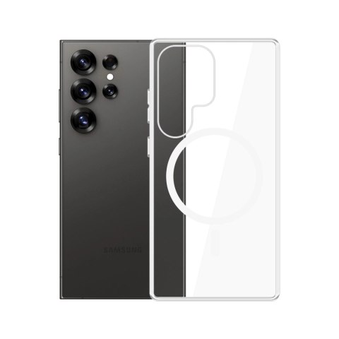 Etui do Samsung Galaxy S25 Ultra 3mk Clear MagCase MagSafe Transparent