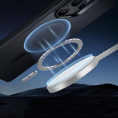 Etui do Samsung Galaxy S25 Ultra Frosted Black ESR Classic Hybrid HaloLock MagSafe