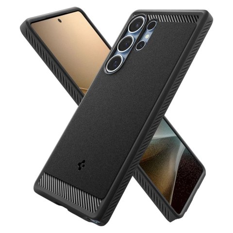 Etui do Samsung Galaxy S25 Ultra Matte Black Spigen Rugged Armor Mag MagSafe