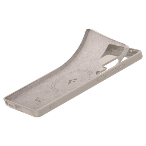 Etui do Samsung Galaxy S25 Ultra Natural Titanium Spigen Silicone Fit Mag MagSafe