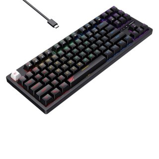 Klawiatura Gamingowa Przewodowa RGB Havit KB892L 87 Klawiszy Czarna