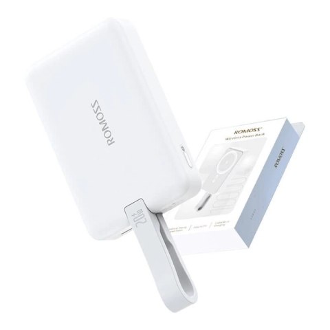 Powerbank Romoss WMS10 10000mAh 20W, biały - Ładowanie magnetyczne i szybkie ładowanie