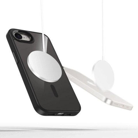 Etui do iPhone 16e Tech-Protect MagMat MagSafe Black/Clear
