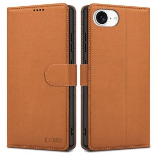 Etui do iPhone 16e Tech-Protect Wallet Saddle Brown