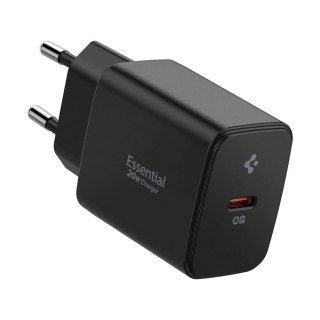 Ładowarka Sieciowa Spigen Essential EE201EU 20W USB-C GaN Quantum Boost Black