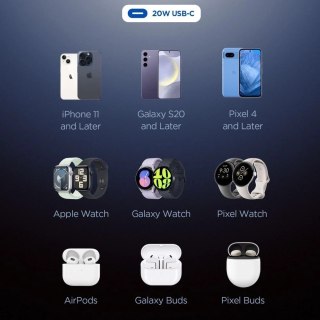 Ładowarka Sieciowa Spigen Essential EE201EU 20W USB-C GaN Quantum Boost Black