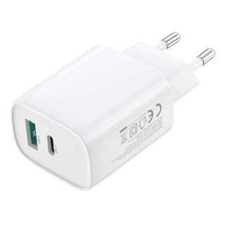Ładowarka sieciowa XO CE30, 30W, USB-C, USB-A, PD, QC, PPS