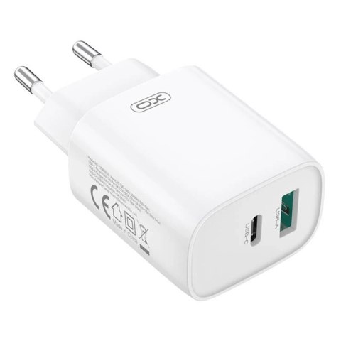 Ładowarka sieciowa XO CE30, 30W, USB-C, USB-A, PD, QC, PPS