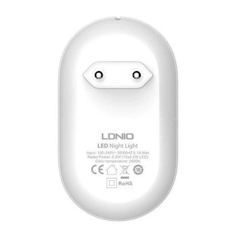 Lampka Nocna z Czujnikiem Światła LDNIO Y2 Sensor Night Light