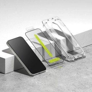 Szkło Hartowane do iPhone 13 / 13 Pro / 14 / 16e Ringke Easy Slide 2-Pack Clear