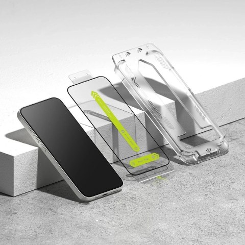 Szkło Hartowane do iPhone 13 / 13 Pro / 14 / 16e Ringke Easy Slide 2-Pack Clear