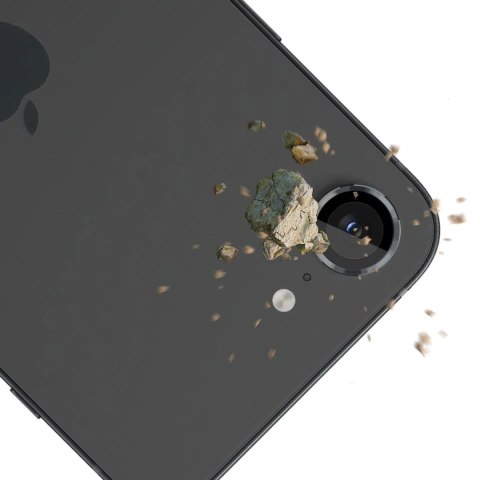 Szkło hartowane na obiektyw aparatu do Apple iPhone 16e - 3mk Lens Protection Pro Graphite / Grey