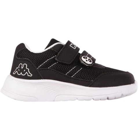 Buty dla dzieci Kappa Jak M czarno-białe 280024M 1110 Buty dla dzieci Kappa Jak M czarno-białe 280024M 1110