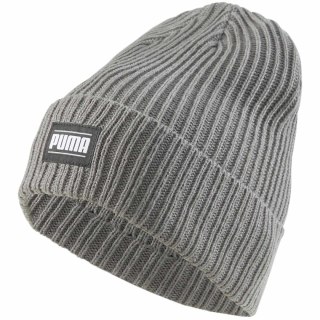 Czapka Puma Ribbed Classic Cuff Beanie szara 024038 03