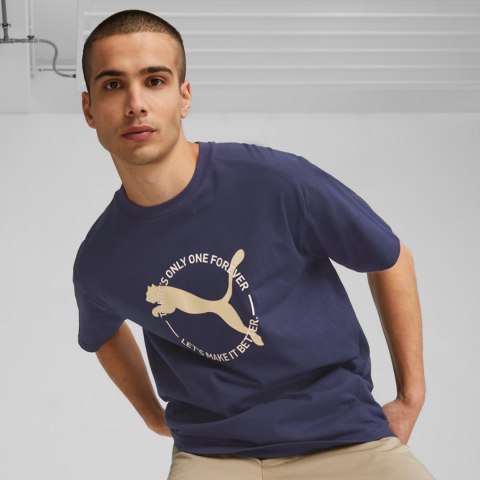 Koszulka męska Puma Better Sportswear Tee granatowa 676062 06 Koszulka męska Puma Better Sportswear Tee granatowa 676062 06