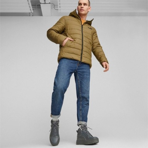 Kurtka męska Puma ESS Hooded Padded brązowa 848938 93 Kurtka męska Puma ESS Hooded Padded brązowa 848938 93
