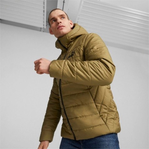 Kurtka męska Puma ESS Hooded Padded brązowa 848938 93 Kurtka męska Puma ESS Hooded Padded brązowa 848938 93
