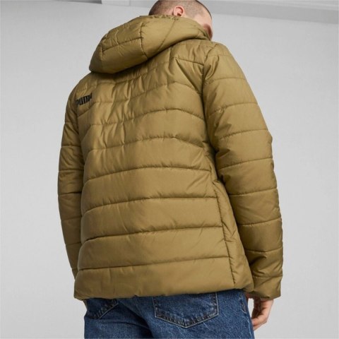 Kurtka męska Puma ESS Hooded Padded brązowa 848938 93 Kurtka męska Puma ESS Hooded Padded brązowa 848938 93